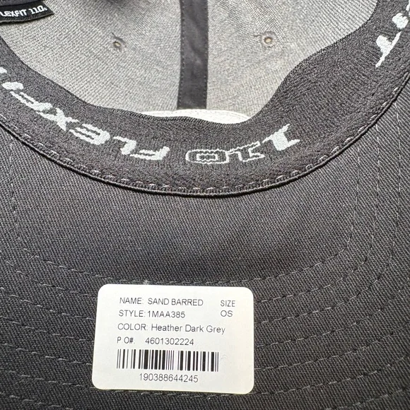 NWT Travis Mathew Sand Barred Adjustable Hat - Heather Charcoal - Picture 4 of 11